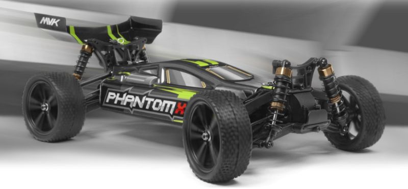 Radio Control Car - 1/10 Phantom XB Green w/b&ch