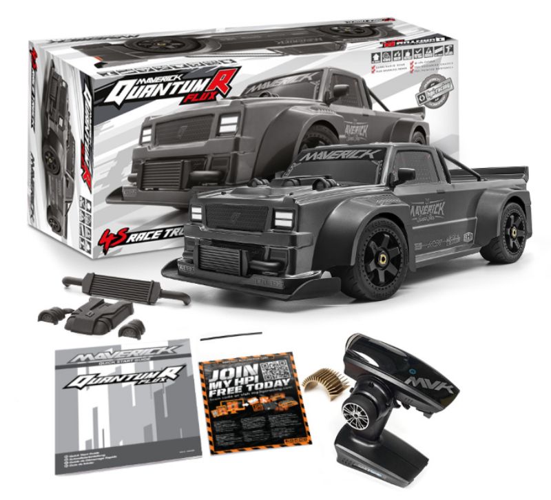 Radio Control Car - Flux 1/8 QuntmR PickUp4S Grey