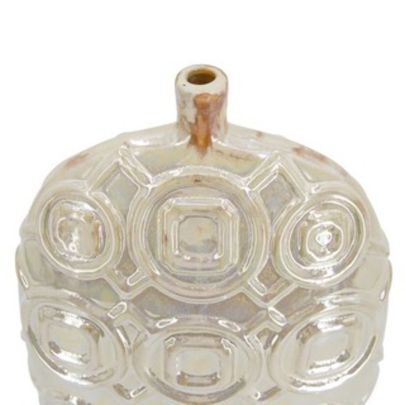 VASE - SHELBY SHORT IRIDESCENT GLAZE CERAMIC (40.5cm)