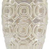 VASE - SHELBY SHORT IRIDESCENT GLAZE CERAMIC (40.5cm)