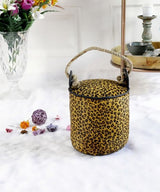 DOOR STOP - LEOPARD LEATHER (19cm)