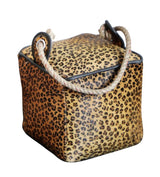 DOOR STOP - LEOPARD LEATHER (20cm)