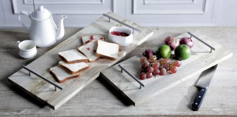 PLATTER - WOODEN 58cm (SET of 2)