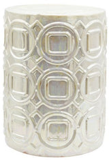 STOOL - SHELBY IRIDESCENT GLAZE CERAMIC (49.5cm)