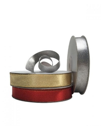 Ribbon - Shimmer Satin 15mm (Red)