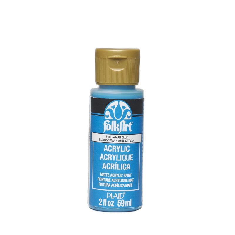 Folk Art Acrylic Paint 2oz/59ml  CAYMAN BLUE JA513