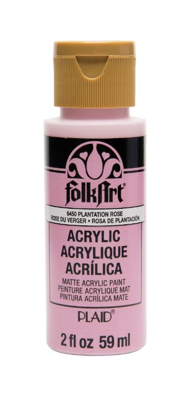 Folk Art Acrylic Paint 2oz/59ml  PLANTATION ROSE 6450