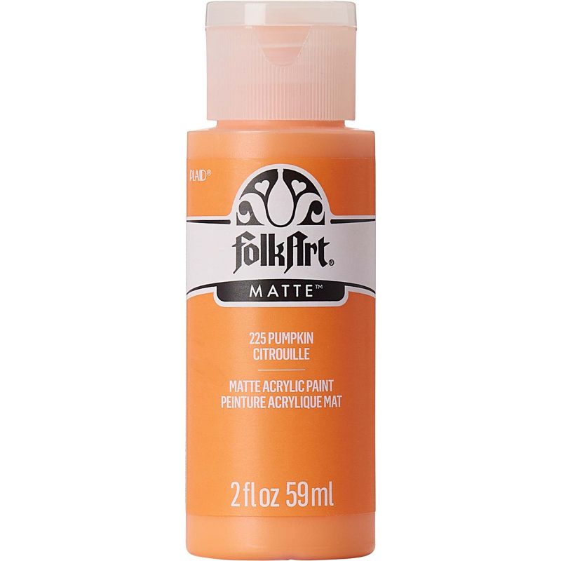 Folk Art Acrylic Paint 2oz/59ml  PUMPKIN JA225