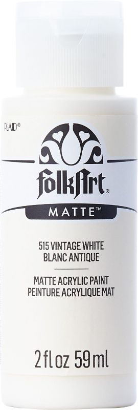 Folk Art Acrylic Paint 2oz/59ml  VINTAGE WHITE K515