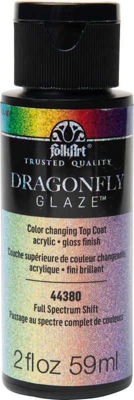 Folk Art Dragonfly Glaze Acrylic Paint 2oz/59ml FULL SPECTRUM SHIFT 44380