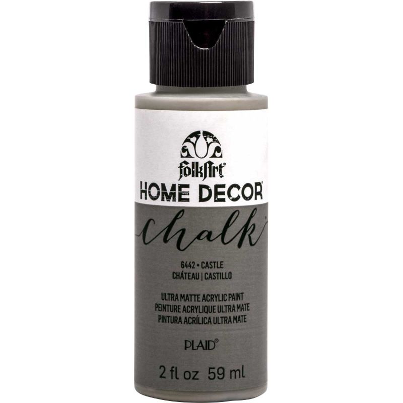 Folk Art Home Decor Chalk Acrylic Paint 2oz/59ml CASTLE 6442
