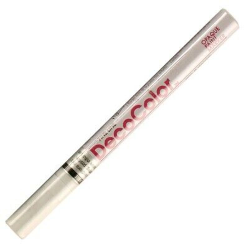Marvy Decocolor Opaque Paint Marker Fine -White