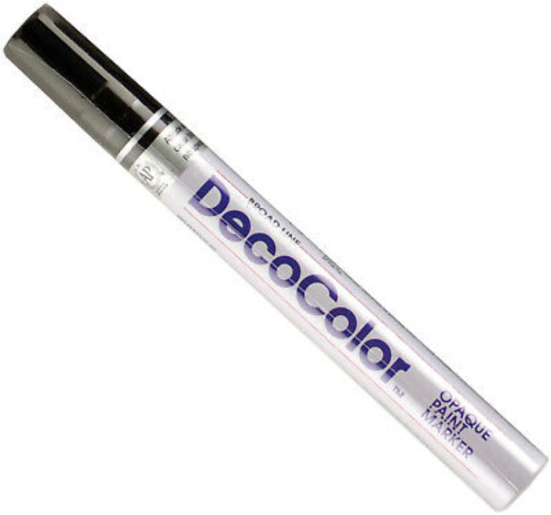 Marvy Decocolor Opaque Paint Marker Broad  - Black