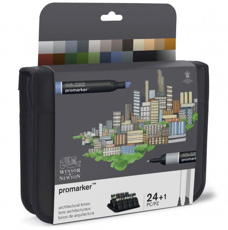 Winsor & Newton Promarker Architectural - Set Of 24