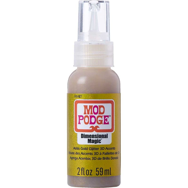 Mod Podge Dimensional Magic Glitter 2oz/59ml - Gold