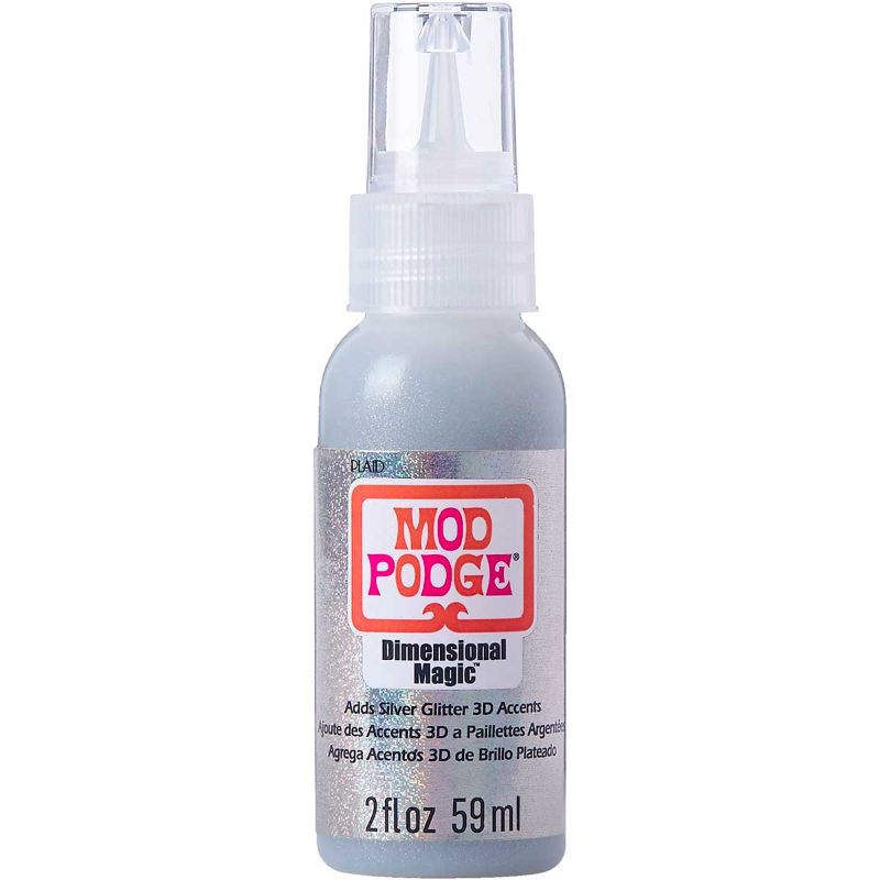 Mod Podge Dimensional Magic Glitter 2oz/59ml - Silver