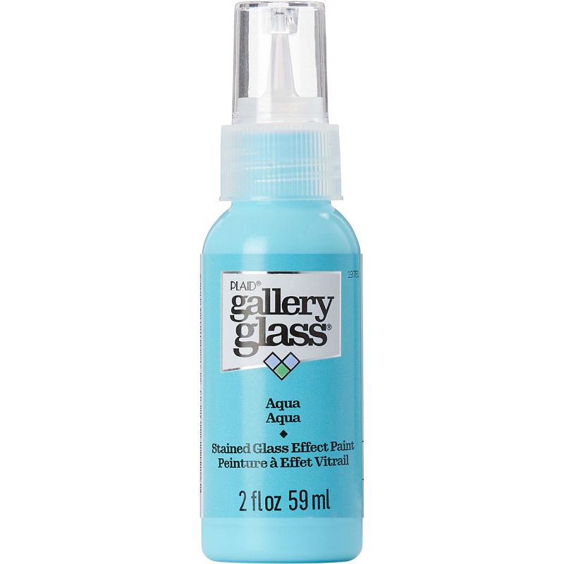 Plaid Gallery Stained Glass Paint 59ml AQUA T 19781