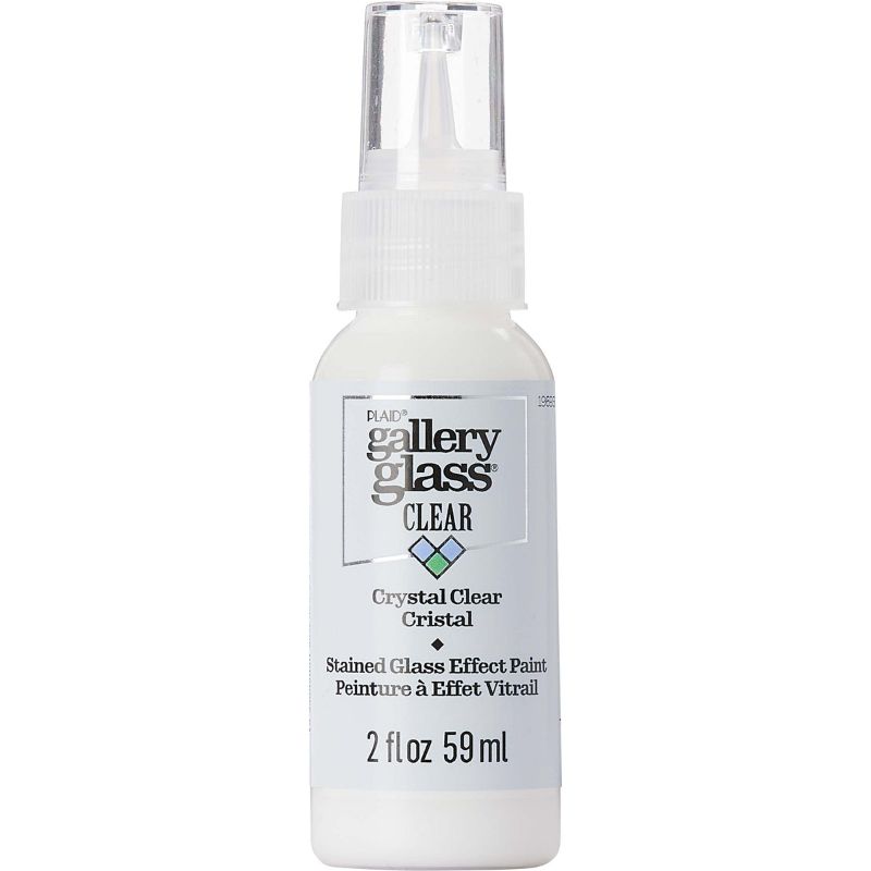 Plaid Gallery Stained Glass Paint 59ml CRYSTAL CLEAR T 19693