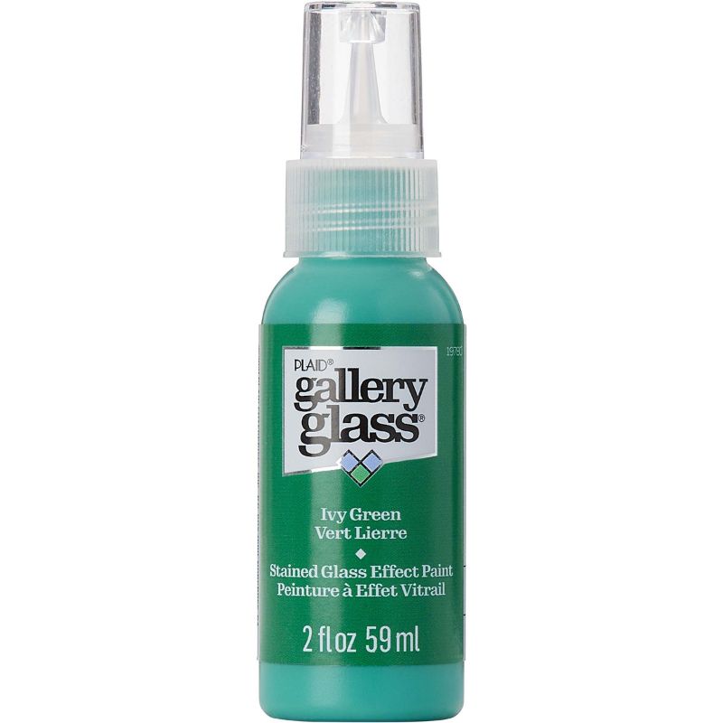 Plaid Gallery Stained Glass Paint 59ml IVY GREEN T 19780