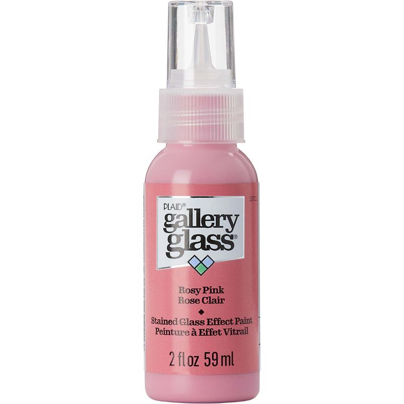 Plaid Gallery Stained Glass Paint 59ml ROSY PINK T 19711