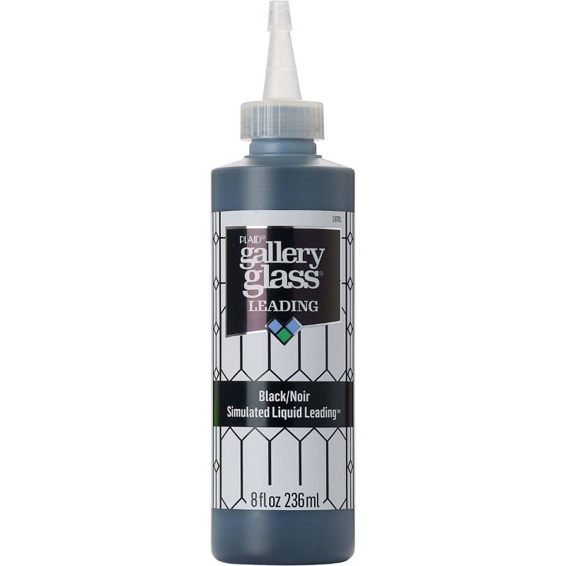 Plaid Gallery Glass Liquid Leading Black 237ML LIQUID LEADING BLACK 19701