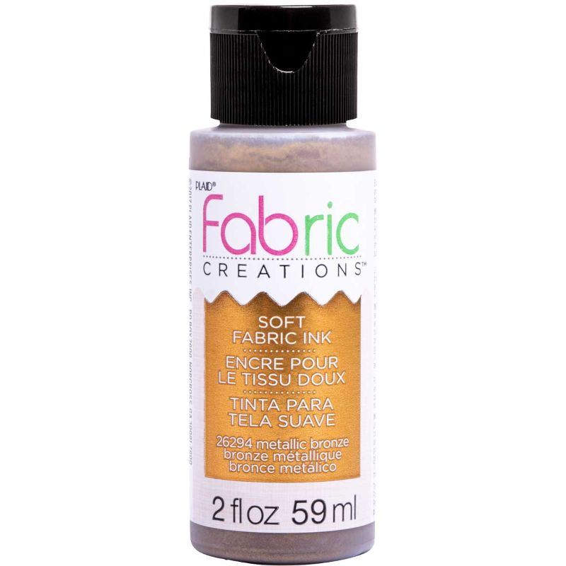 Fabric Creations Soft Fabric Ink 2oz/59ml BRONZE 26294