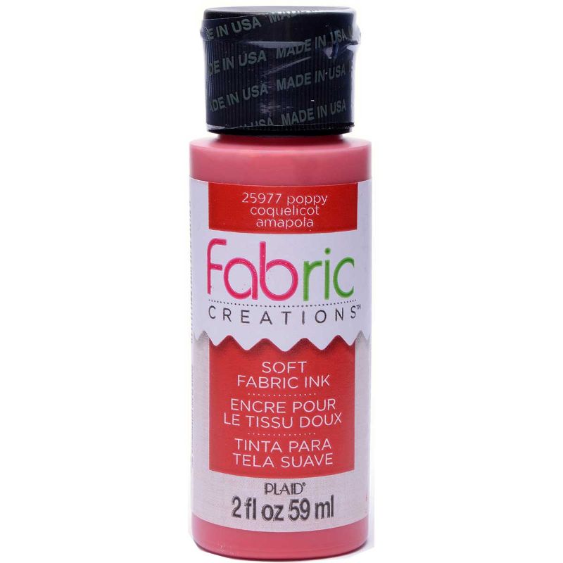 Fabric Creations Soft Fabric Ink 2oz/59ml POPPY 25977
