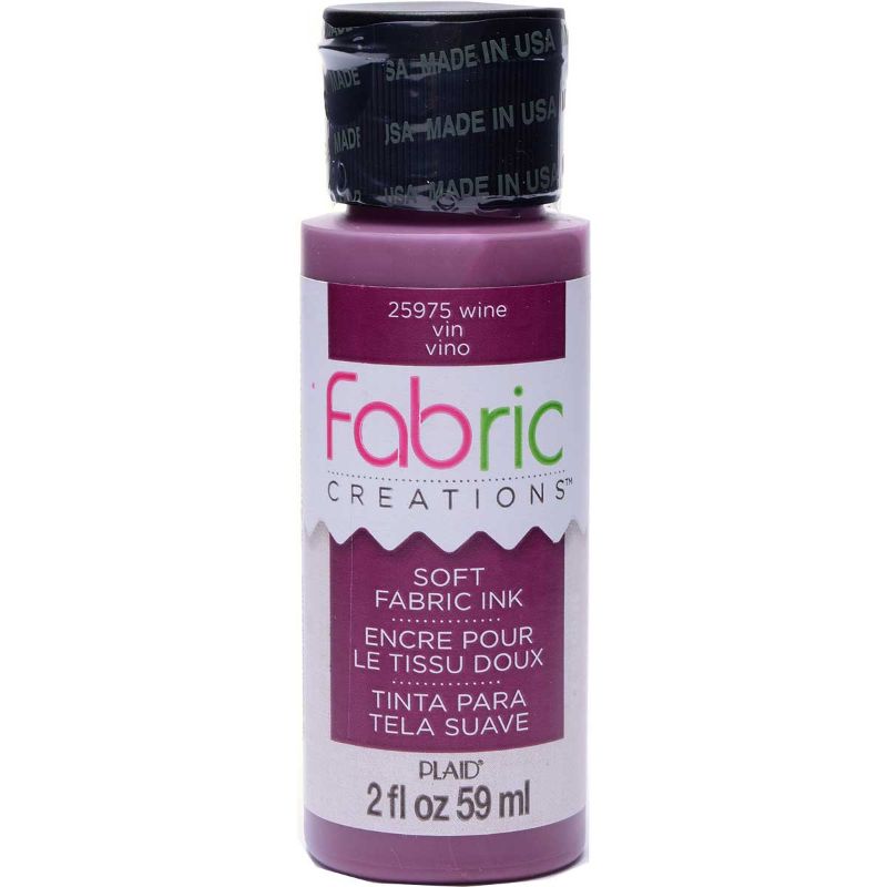 Fabric Creations Soft Fabric Ink 2oz/59ml WINE 25975