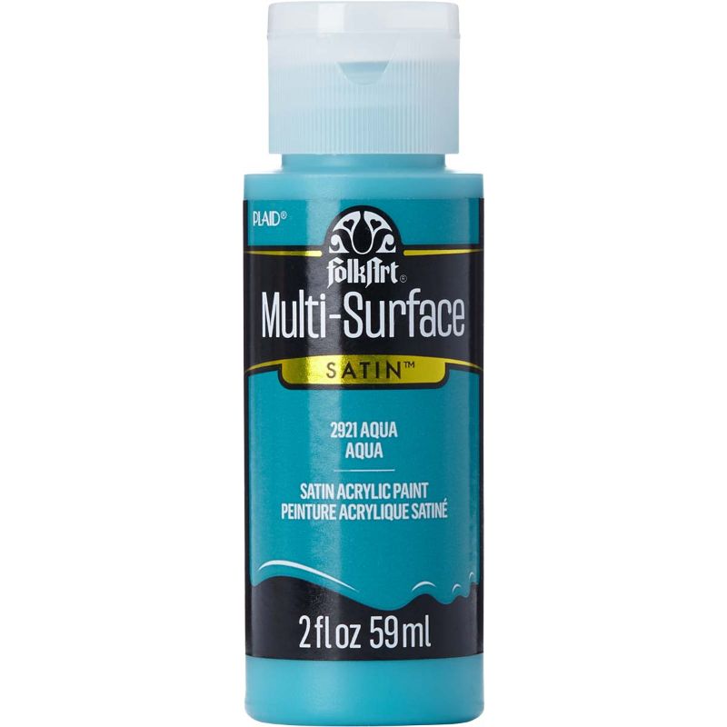 Folk Art Multi-surface Acrylic Paint 2oz/59ml AQUA 2921