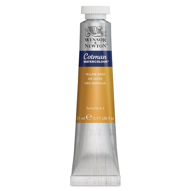 Winsor & Newton Cotman Watercolour Paints 21ml YELLOW GOLD