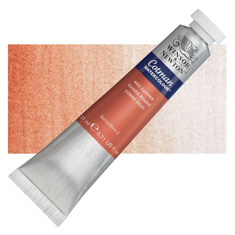 Winsor & Newton Cotman Watercolour Paints 21ml RED COPPER