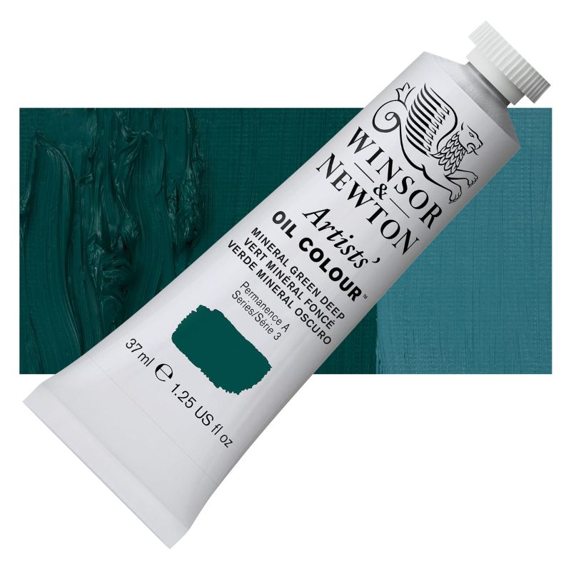 Winsor & Newton Artists Oil Colour Paint 37ml -   MINERAL GREEN S3