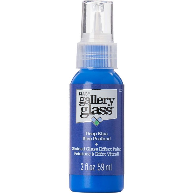 Plaid Gallery Stained Glass Paint 59ml DEEP BLUE O 20042