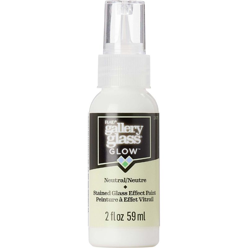 Plaid Gallery Stained Glass Paint 59ml GLOW IN THE DARK O 19676