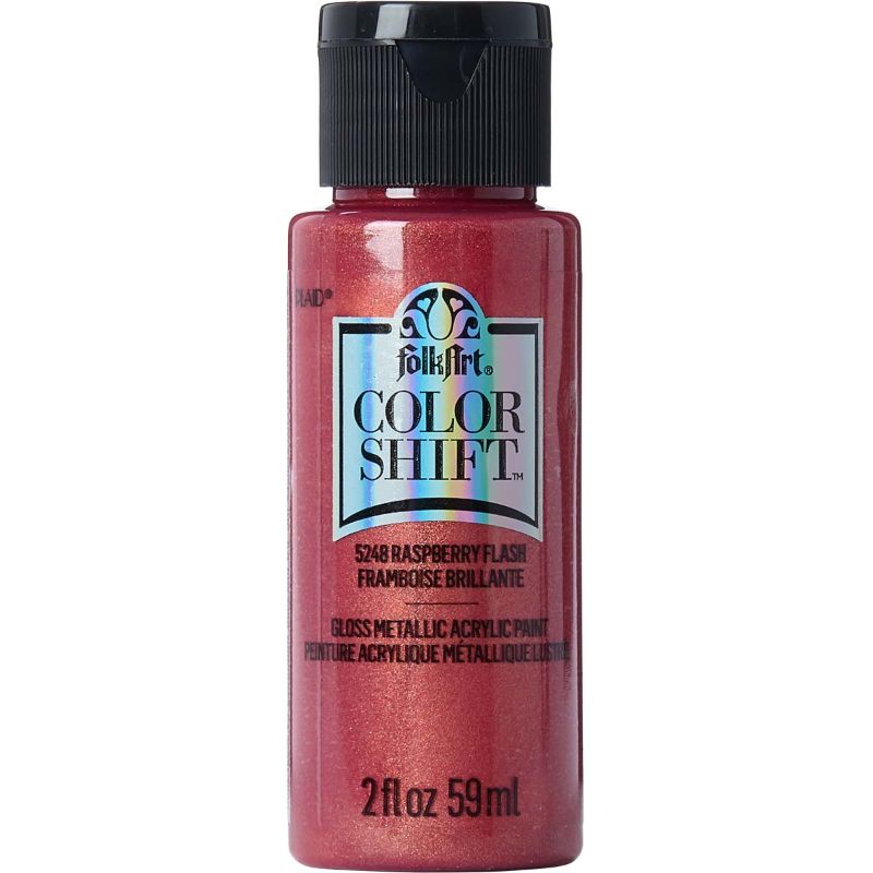 Folk Art Color Shift Acrylic Paint 2oz/59ml RASPBERRY FLASH 5248