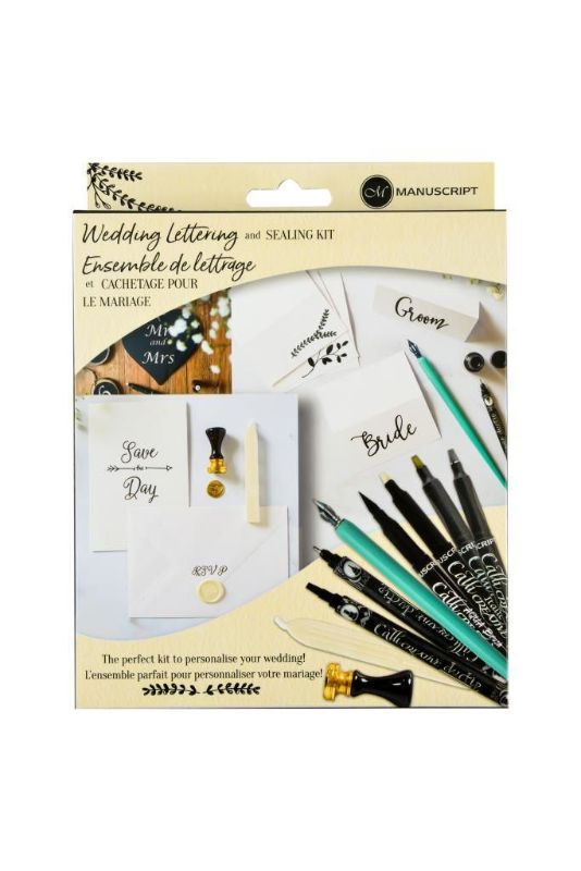 Manuscript Wedding Lettering & Sealing Kit