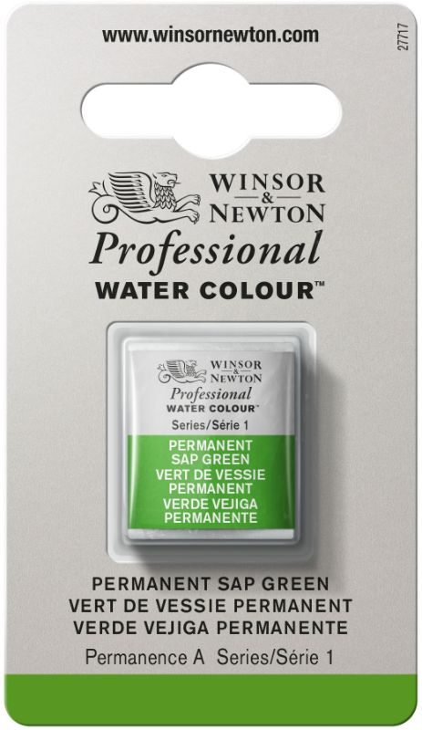 Winsor & Newton Professional Watercolour Half Pans PERM SAP GREEN 503 S1