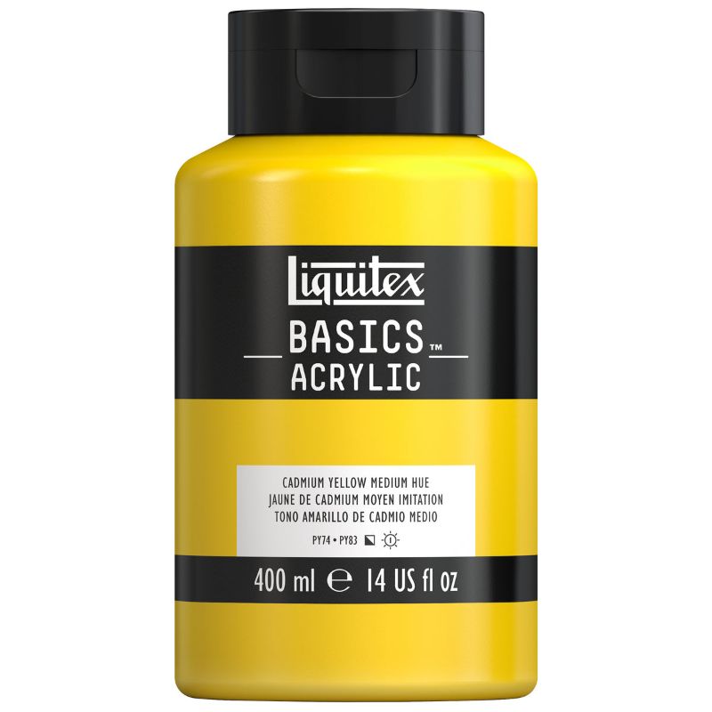 Liquitex Basics Acrylic Paint 400ml CAD YELLOW MED HUE ROW