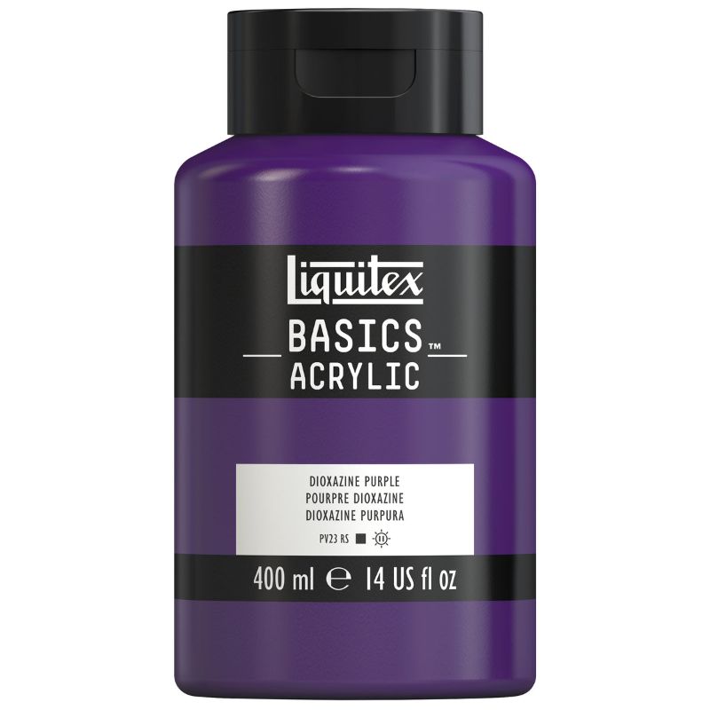Liquitex Basics Acrylic Paint 400ml DIOXAZINE PURPLE ROW