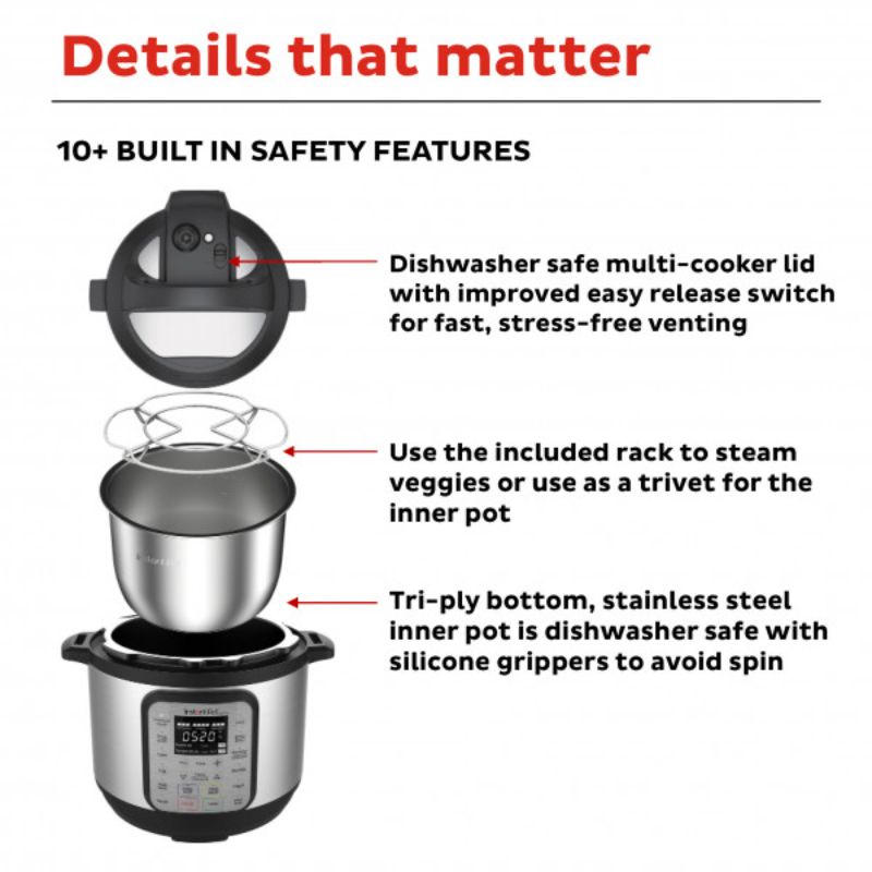 Instant Pot - Duo Plus Multi Cooker 3L