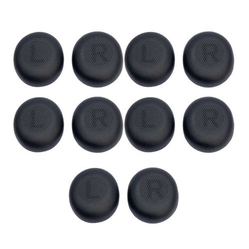 Jabra Evolve2 30 Ear Cushions - 10 Pack Genuine Leatherette Ear Pads for Ultimate Comfort