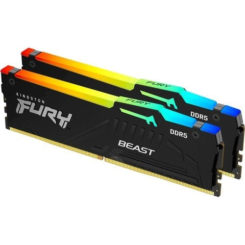 Kingston FURY Beast 16GB DDR5-5200MT/s CL40 DIMM Memory Kit for Gaming and Performance