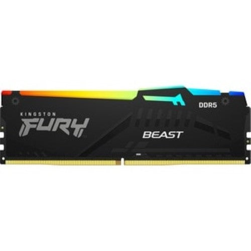 Kingston FURY Beast 16GB DDR5-5200MT/s CL40 DIMM Memory Kit for Gaming and Performance