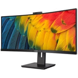 Philips 34B1U5600CH 34-Inch Ultrawide Curved LCD Monitor - 3440 x 1440, Built-in Webcam, 21:9 Aspect Ratio
