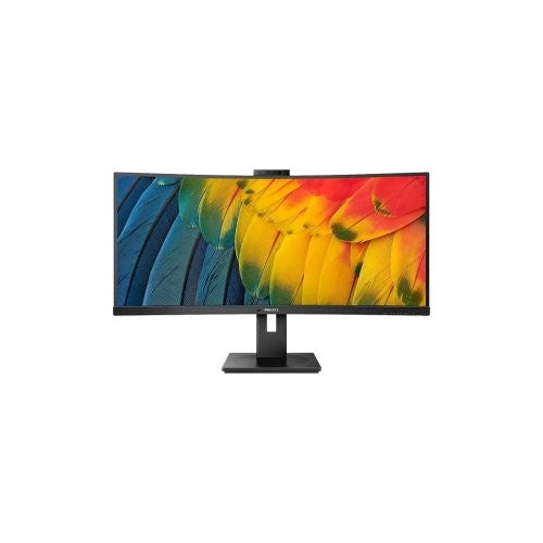 Philips 34B1U5600CH 34-Inch Ultrawide Curved LCD Monitor - 3440 x 1440, Built-in Webcam, 21:9 Aspect Ratio