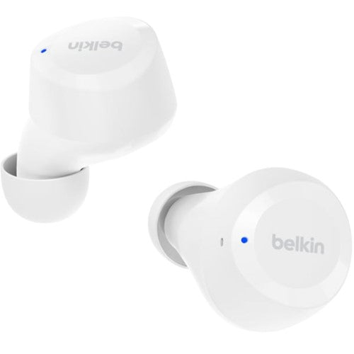 Belkin SOUNDFORM BOLT TRUE Wireless Earbuds - Bluetooth 5.2, 28 Hours Battery Life, IPX4, White