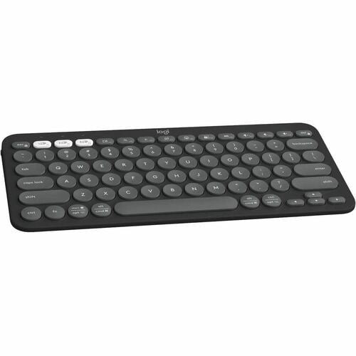 Logitech Pebble Keys 2 K380s Wireless Bluetooth Keyboard in Tonal Graphite - Multi-Device Compatible