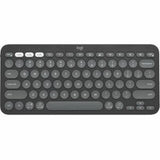 Logitech Pebble Keys 2 K380s Wireless Bluetooth Keyboard in Tonal Graphite - Multi-Device Compatible