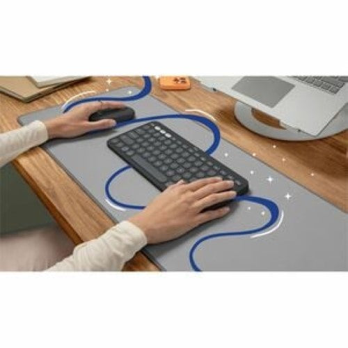 Logitech Pebble Keys 2 K380s Wireless Bluetooth Keyboard in Tonal Graphite - Multi-Device Compatible