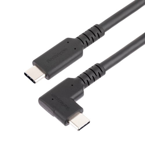 6ft Right Angle USB-C Cable - Rugged, USB 3.2 Gen 1, 100W PD, 4K 60Hz Data Transfer